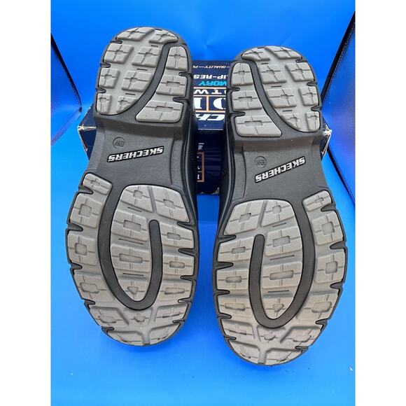 SKECHERS WORK Men\'s Cottonwood Cantix Soft Toe EH Slip Resistant Shoe Blk Sz 13 main image 7